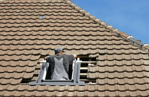 Pose de velux - Maing